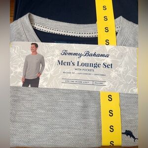 New NWT Tommy Bahama Grey Lounge Set 2-Piece Set